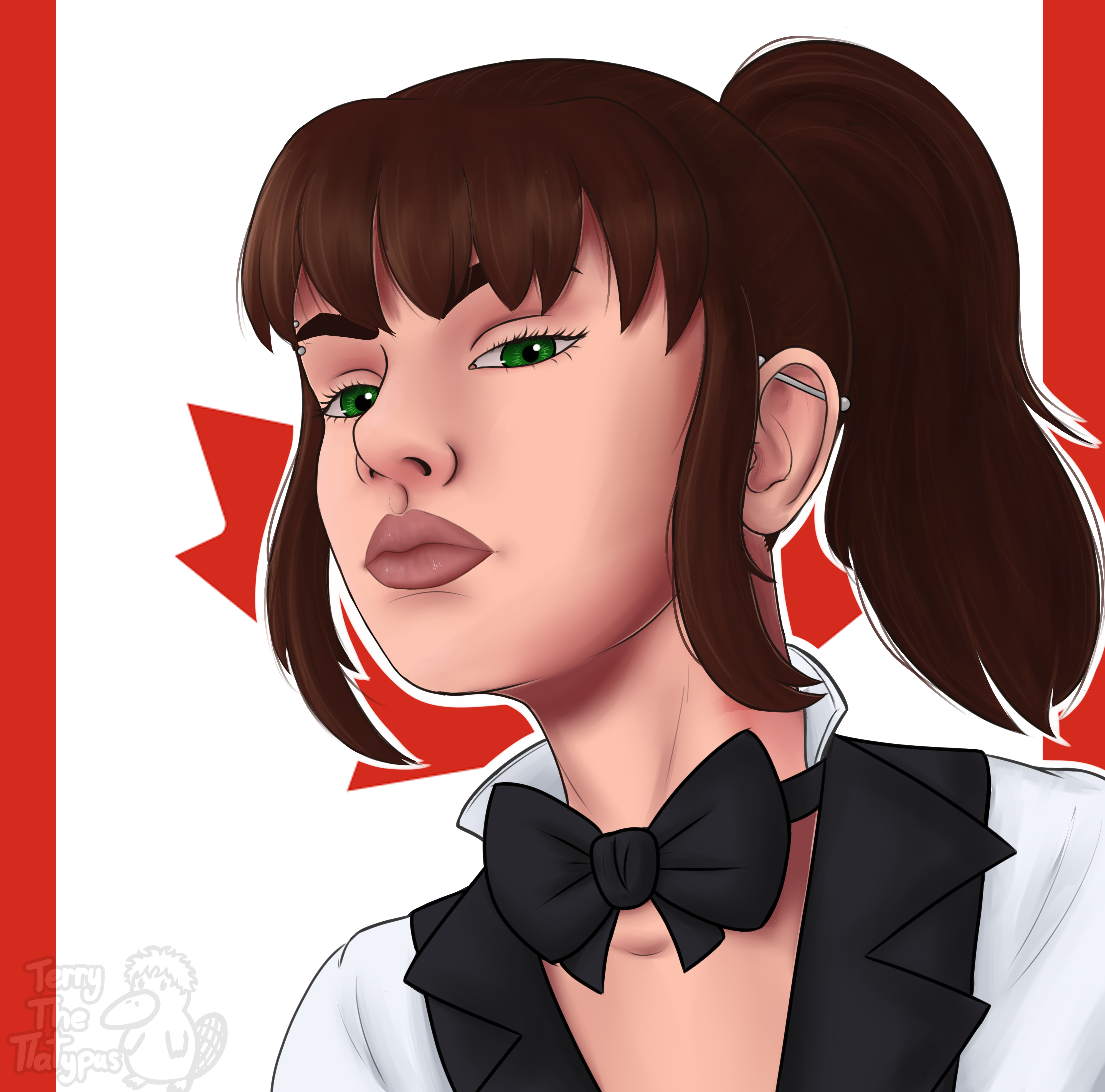 Auxane Roxanne g4 :: Roxanne Bust - She is Canadian by MinimanAdam
