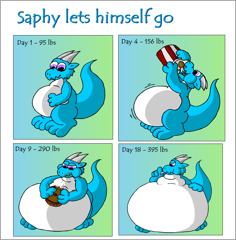 g4 :: Saphiros Weight gain by Blue-Dragon g4 :: Saphiros Weight gain by Blue-Dragon