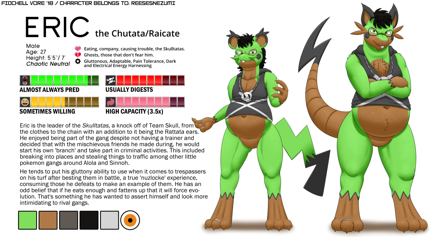 g4 Vore Reference Eric by FidchellVore