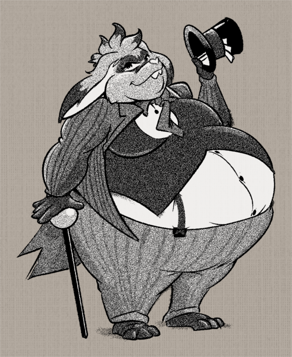Dappermouth Rabbit g4 :: Dapper Rabbit by Xinjinmeng
