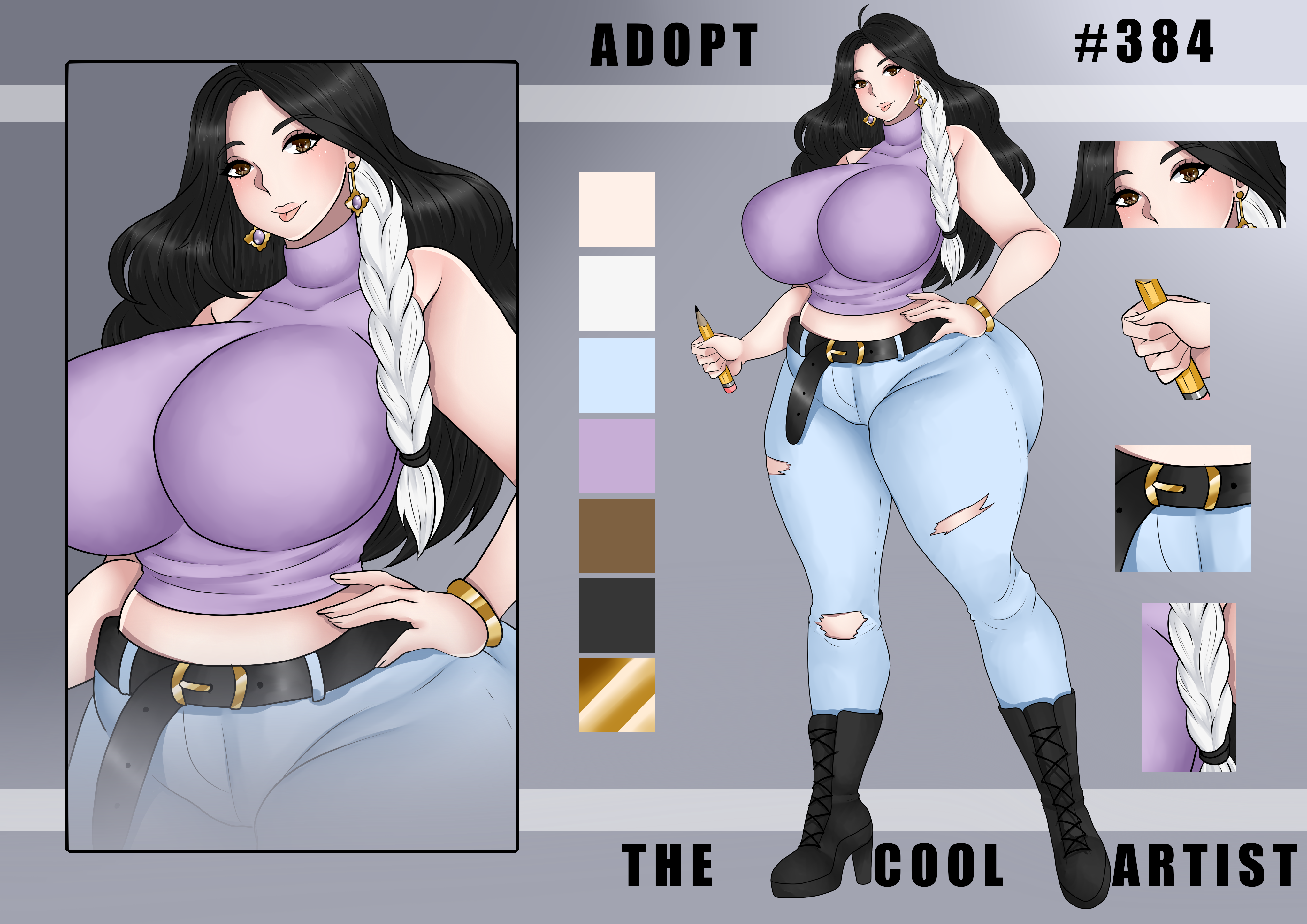 g4 :: [CLOSED] ADOPT 384 - The Cool Artist by Missbusty