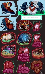 Pokeball Gastrolithes (1/2) [Gore Digestion]