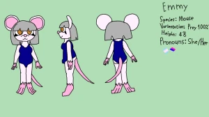 Emmy the Mouse reference sheet