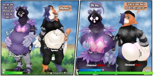 Meowskulls &amp; Raven team Leader Duo Vore~