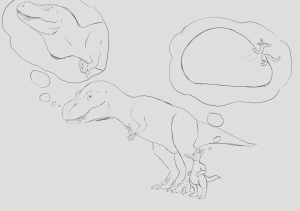 Kram &amp; Trex hungry thoughts