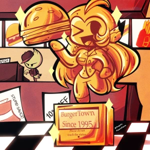 Commission-Burger Town Fool