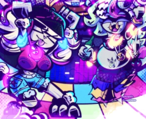 Commission-I Know These Pretty Rave Gurls 
