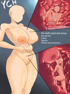 Giantess unbirth breast vore ych
