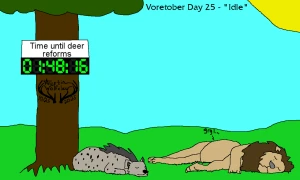 Voretober Day 25 - "Idle"