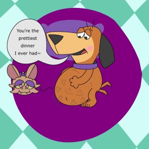 (REQUEST) Doggie Daddy eats a fucking bat...