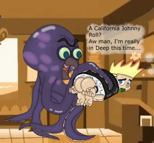Johnny Test: Sushi bar slurp