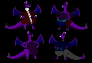 Tenebrus the shadow charizard plush