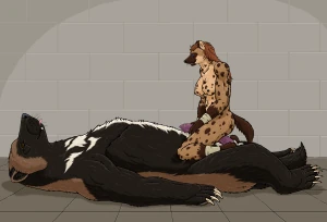 Stripe and the gnoll