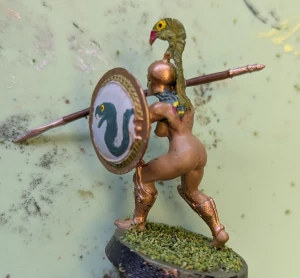 Side view of the Amazonian medusa