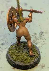 Rear view of Amazonian medusa 
