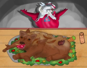 Latias's Amaterasu Feast (Story Art)