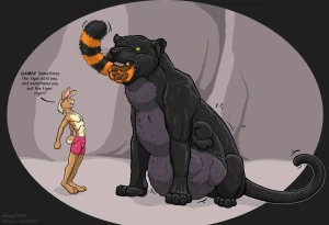 Anima with tiger and bunny