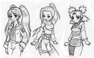 Cute Blond Kunoichis