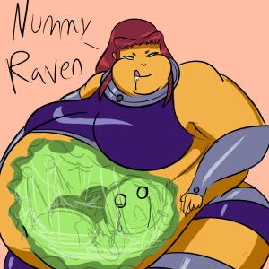 BBW Starfire Ate Raven