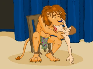 Androcles Swallowing Mustang