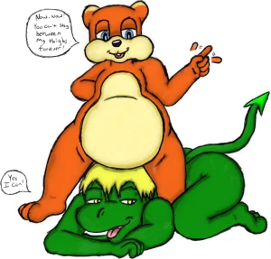 Between Conker's Thighs