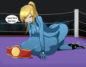 Dealing With Little Mac (Samus Soft Vore)