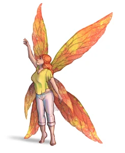 Fire Fairy COLORED