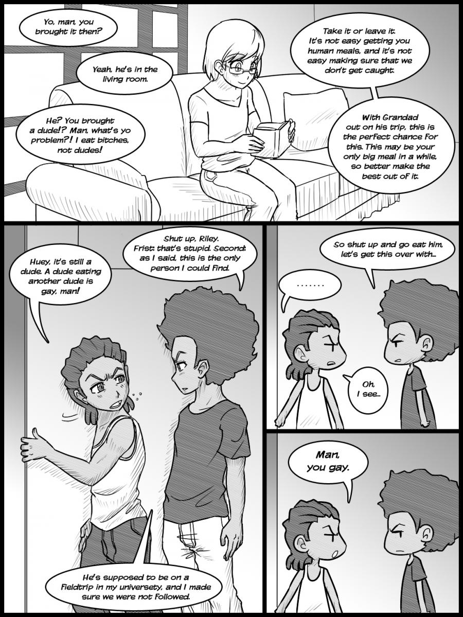 Boondocks Cartoon Porn - g4 :: A Meal is a Meal page 1 by Malezor