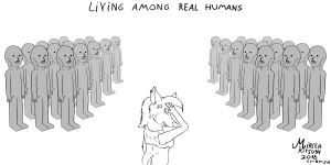 Living among real humans