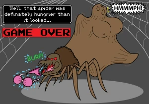 Spider Food Game Over