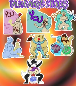 Just a few of my stickers