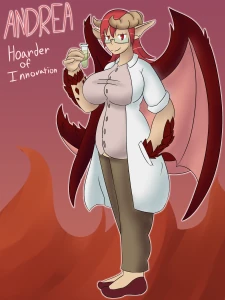 Old OC Redesign: Andrea the Mother of Invention