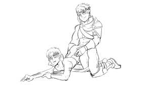 feeling the heat of battle and drenching it