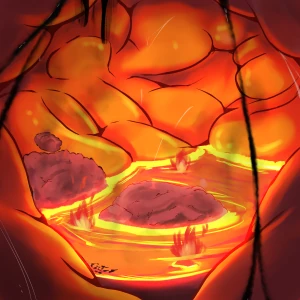Fire Djinn Stomach