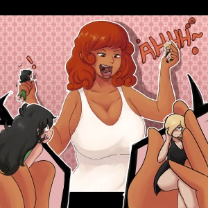 Rahat plays with her wives (with closeups)