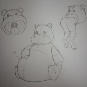 Henry Hippo Sketches
